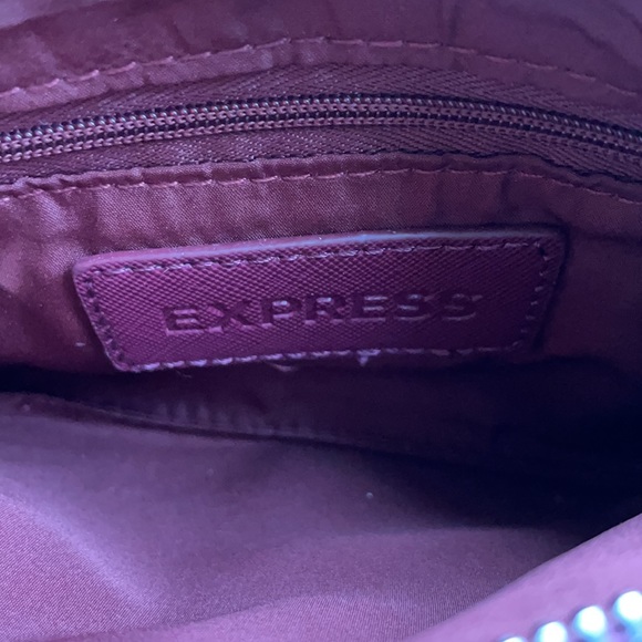 Express / Burgundy clutch and wristlet - Picture 3 of 3